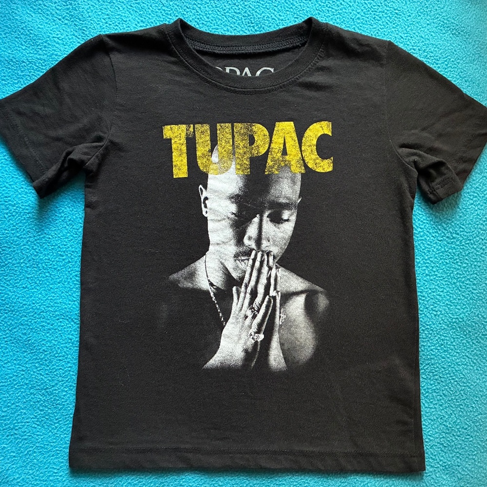 Toddler Tupac Solid Short Sleeve T-Shirt